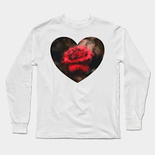 Rose heart Long Sleeve T-Shirt